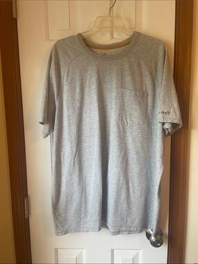 Carhartt Light Grey Short Sleeve Pocket Tee XL Relaxed Fit